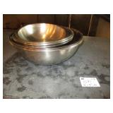 Lot of 13 Stainless Steel Bowls