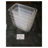 Lot of 6 Food Containers