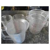 Lot of 6 Measuring Cups
