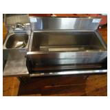 Ice Trough w/Attached Sink