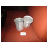 Lot of 2 Galvanized Pitchers