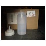 Lot of 24 Condiment Squeeze Containers