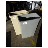 Lot of 2 Trash Cans