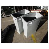 Lot of 2 Trash Cans