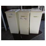 Lot of 3 Dry Storage Bins