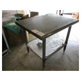 Stainless Steel Work Table, 25x24
