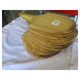 Lot of 10 Pizza Peels, 12x12"