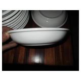 Lot of 12 White Bowls, 24 oz, 8.5"