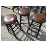 Lot of 3 Bar Stools