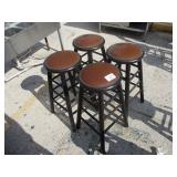Lot of 4 Bar Stools