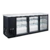 DBB72-H3 72' Back Bar Cooler - Glass Door - (HING