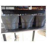 BidX3 Grey Water Totes