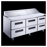 DSP72-30M-D6 72" Salad Prep (MEGA TOP) Retail$3980