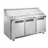 DSP72-30M-S3 72' Salad Prep Table (MEGA TOP) - 30