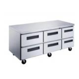 DUC72R-D6 72" Undercounter-Refrig Retail $3657