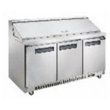 DSP72-18-S3 72' Salad Prep Table - 18 * 1/6 Pans