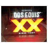 Dos Equis Light up Display Sign