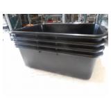 Black Parade Plastic Containers  22x15x7