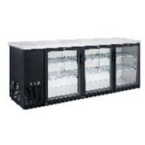 DBB72-S3 72" Back Bar Cooler - Slide Retail$2756