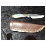 Custom Handmade Damascus Steel Cowboy Knife 8'