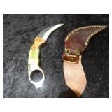 Custom Handmade Damascus Steel Boning Knife 7.5'