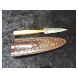Custom Handmade Damascus Steel Hunting Knife 8.5'