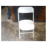 Bid x5: White Foldable Chairs