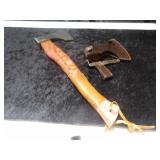 Custom Handmade Damascus Steel Axe 18"