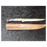 Custom Handmade Damascus Steel Brisket Knife 13.5"