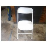 Bid x4: White Foldable Chairs