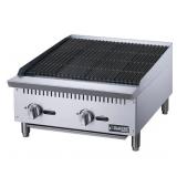 New With Warranty Countertop Gas Charbroiler 24"