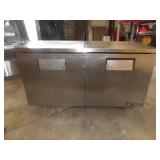 True 2-Door  Undercounter Refrigerator 60"