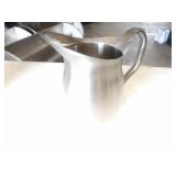 Bid X4: Stainless Steel Beverage Pitcher 68oz