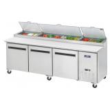 New 94" PIZZA PREP TABLE-S&D H24320686