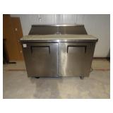 True 2- Door Sandwich Prep Table 48.5" Works