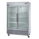 New DOUBLE GLASS DOOR SS COOLER-S&D 1725030