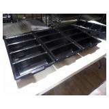 Black Parade Plastic Silerware Holders 21x11.5x3.5