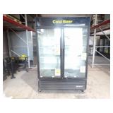 True Two  Door Refrigerator Works Great Gets Cold