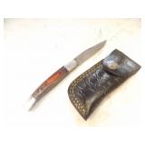 Custom Handmade Damascus Steel Lock Blade Knife Ne