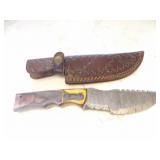 Custom Handmade Damascus Steel Hunting Knife New 1