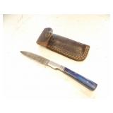 Custom Handmade Damascus Steel Lock Blade Knife Ne