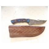 Custom Handmade Damascus Steel Hunting Knife New 8