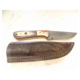 Custom Handmade Damascus Steel Hunting Knife New 8