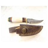 Custom Handmade Damascus Steel Hunting Knife New 6
