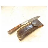 Custom Handmade Damascus Steel Lock Blade Knife Ne