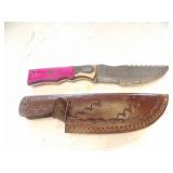 Custom Handmade Damascus Steel Hunting Knife New 1