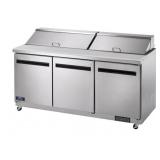 New 72" SANDWICH PREP TABLE-S&D H24240856