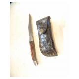 Custom Handmade Damascus Steel Lock Blade Knife Ne