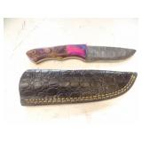 Custom Handmade Damascus Steel Hunting Knife New 8