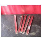 Bid x 5:  Prep Table Divider Bars 13" x 1"